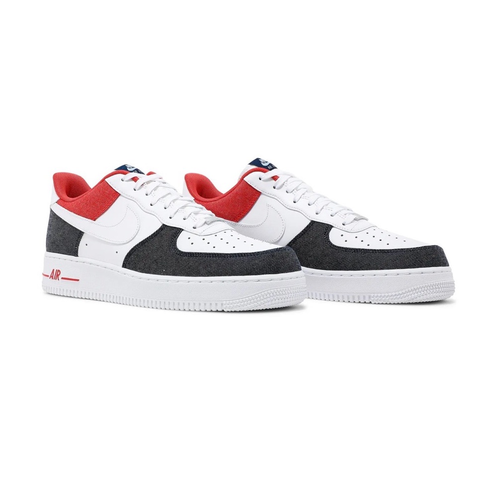 Nike Air Force 1 '07 LX 'White Red Denim'